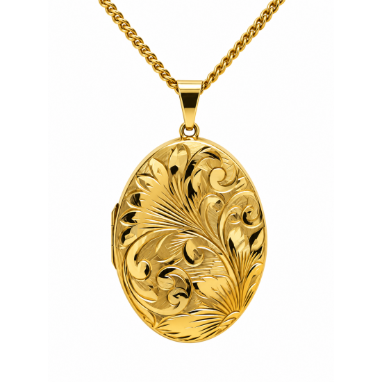 Pre owned 9ct Oval Locket ZC31